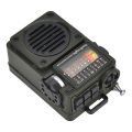 HRD-700 Full Band MW/FM /SW/WB Radio Portable Multimedia Music Player Portable Receive Signal Rechargeable Support Bluetooth TF.