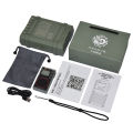 FM Radio Digital Portable Stereo Speaker MP3 Audio Player High Fidelity Sound Quality. 