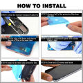 Waterproof Adhesive Sticker For iPhone 14 PRO MAX PLUS Front Housing Frame Tape Strips Screen Pre-Cut Seal Adhesive Replacement.