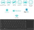 Rii K22 Ultra Slim 2.4 Gigahertz Mini Wireless Multimedia Keyboard with Touchpad for PC and Laptop. 