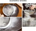 Pack of 3 Kitchen Sieve Stainless Steel Fine Mesh Sieve. 