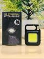 [HIGH-QUALITY] Rechargeable Mini COB Flash Light 800 lumens | COB Rechargeable Keychain Mini Small Flashlight 3 Light Modes Portable Pocket Light with Folding Bracket Bottle Opener and Magnet Base for Fishing, Walking and Camping - Orchid store PK.. 