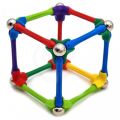 Magic Magnetic Building Blocks For Kids - Construction Toys - 40 Pieces Set -  Magnetic Rods and Balls For Kids - Birthday Gift. 