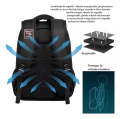 Biaowang BW-1908 Laptop Backpack 17 Inch | Waterproof College, School & Office Bag with Steel Handle & Multiple Compartments. 
