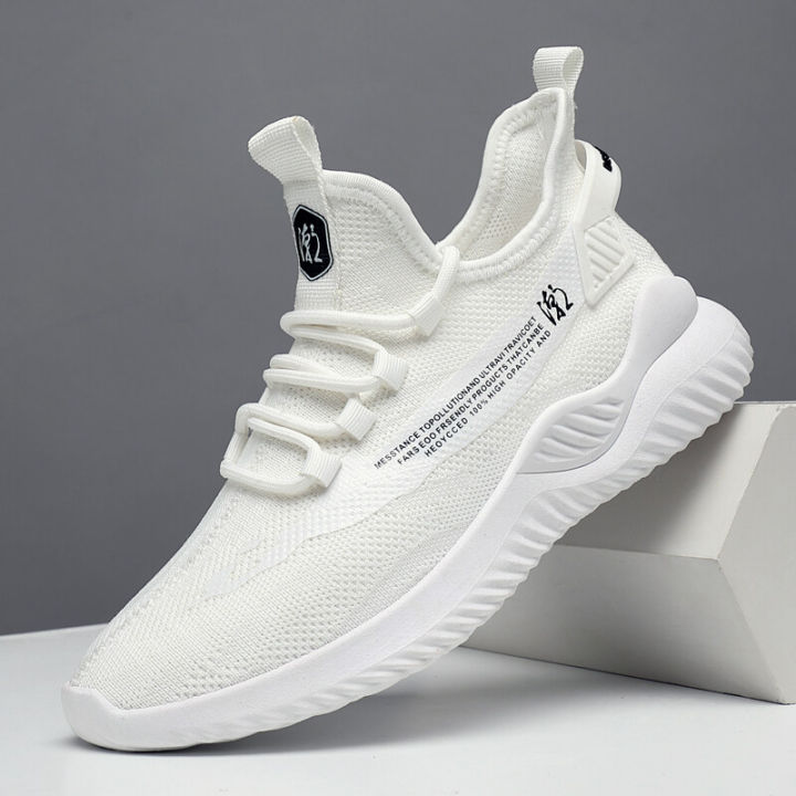 Qdshop Korean-style sneakers, plain, soft bottom, comfortable to wear ...