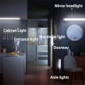 PIR Motion Sensor LED Night Light Dimmable Rechargeable Closet Room Aisle Wireless Portable Lighting Bedroom Desk Lamp Detector. 