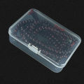 5PCS Transparent Plastic Box Jewelry Packaging Component For Receiving Box ID Card Jewelry Rectangle Home plastic storage box. 