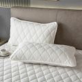1/2 Pieces Waterproof Pillowcase Anti Stain Machine Washable Pillow Cover Bedroom Decoration Suitable For With Children And Pets. 