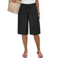Plus Size 1XL-5XL New Women's Casual Five-point Shorts Pocket Fake Drawstring Women Clothing Beach Shorts. 