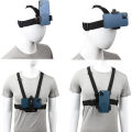6-in-1 Action Camera Kit Mobile Phone Head Strap Chest Strap Mount Adjustable for GoPro 12 Phone Enhanced Stability Versatility. 