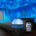 LED Starry Night Sky Projector Aurora USB Remote Control RGB Galaxy Light 7 Modes for Home Bedroom Game Room Party Decoration.