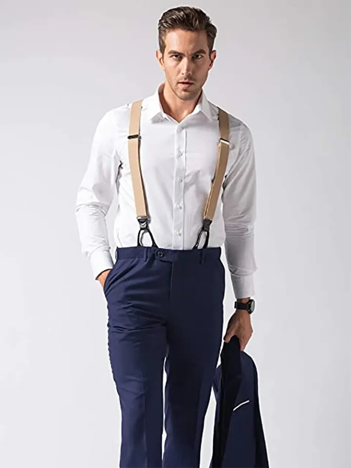 AMERIVINTAGEMEDI DADDY SUSPENDER PANTS Ameri Vintage MEDI DADDY