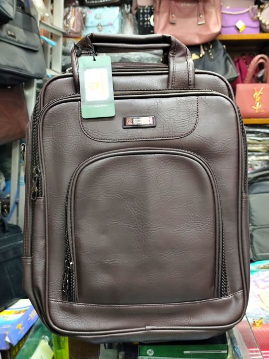Omayge artificial leather trendy business bag