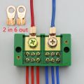 Single phase 2-in 4 / 6 / 8 / 12 outgoing terminal box household distribution box junction box terminal block 220 V. 