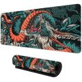 Japanese Dragon Large Gaming Mousepad Keyboard Gamer Mouse Pad on The Table Speed Desk Mat Anime Mouse Mats ，Dragon pattern. 