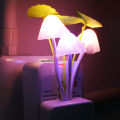 European Plug Sensor LED Beautiful Light Sensor Romantic abajur infantil Mushroom Night Light Dreambed Illumination. 