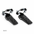 1 Pair Retro Motorcycle Foldable Foot Pegs Shock-absorbing Pedals Modified Parts Compatible For Honda Acesssories. 