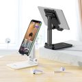 Foldable Desktop Mobile Phone Stand Bracket Holder / Mobile Phone Stand Mount Universal Adjustable Desktop Smart Phone Tablet Holder Bracket. 
