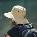Men's Wide Brim Sun Hat Fisherman Hat Fishing Summer Outdoor Waterproof UV Protection Bucket Cap Riding Hiking Suncreen Sunhat.