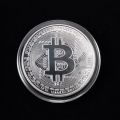 Gold Plated Bitcoin Coin – Antique Style Decorative Collectible Gift.