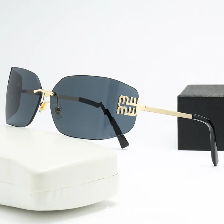 Curved%20One-Piece%20Sunglasses,%20Frameless%20Square%20Cut-Edge%20Design,%20UV400%20Protection,%20Women's%20High-End%20Street%20Style%20-%20Image%202