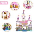 Cogo kids girls 516 pieces Princess toy Fairy Dreams Castle Building blocks Lego bricks Children fun Entertainment and play. 