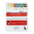 Dental Absorbent Paper Points Moisture Absorbing Paper Tips Taper 0.02 0.04 0.06 F1 F2 F3 Dental Clinics Consumables. 