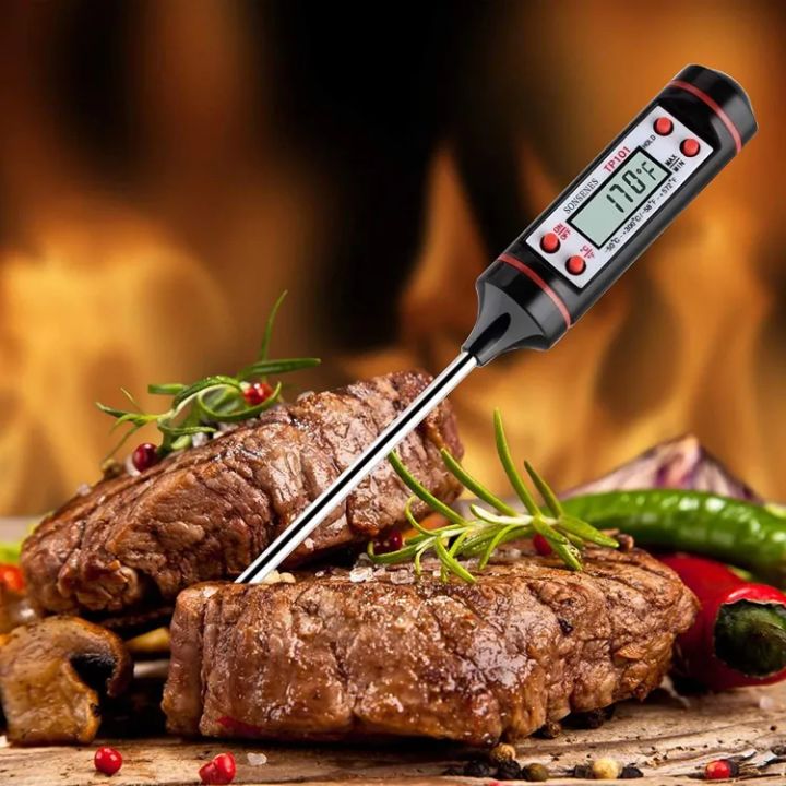 Stainless%20Steel%20Cooking%20Thermometers%20Temperature%20Test%20Pen%20-%20%20Kitchen%20Instant%20Read%20Backlit%20Food%20Thermometer%20with%20Long%20Probe%20&%20LCD%20Screen%20for%20Grill,%20Meat,%20Candy,%20BBQ,%20Milk%20and%20Bath%20Water%20-%20Image%203