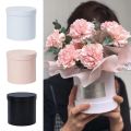 Small Round Packaging Boxes Portable Candy Cardboard Bucket Valentine's Day Mother's Day Storage Rose Flower Bucket.