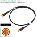 EBike Electric Bicycle 3 Pin Sensor Thumb Throttle Extension Cable For BAFANG Waterproof Male To Female Motor Connector Cables. 