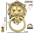 Door Ring / Lion Face / Antique Ring / Brass. 