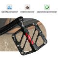 BUCKLOS  3 Bearings Bike Pedals Ultra Light MTB Bike Flat Platform Pedals Anti-Slip Mountain Road Bike Flat Pedals Bicycle Parts. 