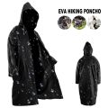 1Pcs EVA Unisex Raincoat High Quality Thickened Waterproof Rain Coat Women Men Black Camping Waterproof Rainwear Suit 145x70cm.