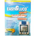 Easy Gluco Glucometer with 25 strips Lifetime warranty. 