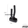 (Ready to send) Nanochip guitar hanger wall mount model CC-02 black soft sponge strong base free drill full set guitar hanger. 