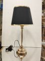 Single Metal Table Lamp Golden Color. 