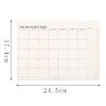 Weekly Planner Monthly Undated Agenda Notebook Schedules Study Planner Korean Stationery Office School Supplies. 