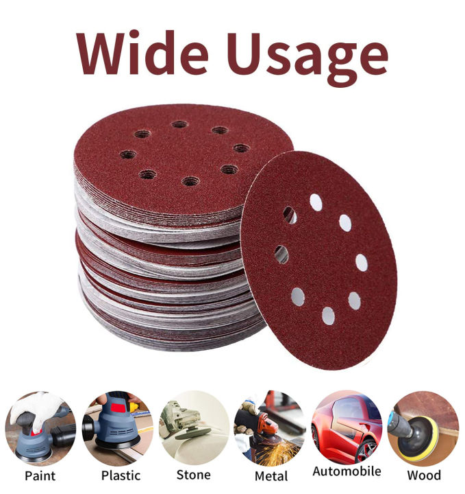 8Holes%205inch%2020pcs%20Grit%20Round%20Sand%20Round%20Paper%20Sandpaper%20Sanding%20Disc%20Sander%20Assorted%2040/60/80/100/240/320//800/1000%20Sandpapers%20-%20Image%204