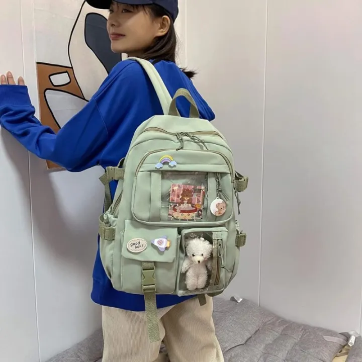 New!%20For%20Girls%20Backpack%20Cute%20School%20Bags%20For%20Student%20Teens%20Girls%20Pockets%20Women%20Laptop%20Backpack%20-%20Image%206