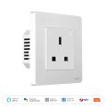 MOES Star Ring Tuya ZigBee Smart UK Wall Socket Energy Monitor Indicator App Remote Control Voice Cotrol Alexa  Home. 