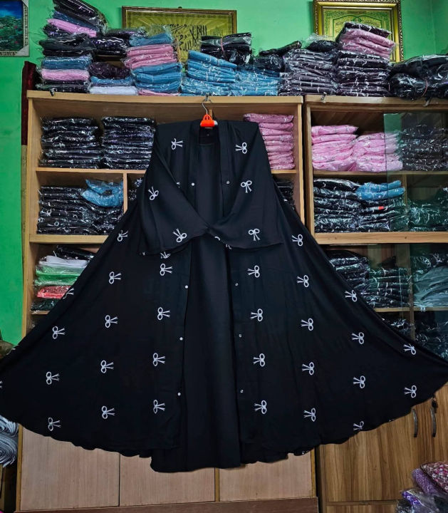 Abaya%20borka%20Dubai%20Charry%20Georget%20Stylish%20Embroidery%20Work%20Party%20Borka%20For%20Women%20-%20Image%207