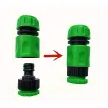 Garden Watering Hose ABS Quick Connector 1/2” End Double Male Hose Coupling Joint Adapter Extender Set For Hose Pipe Tube. 