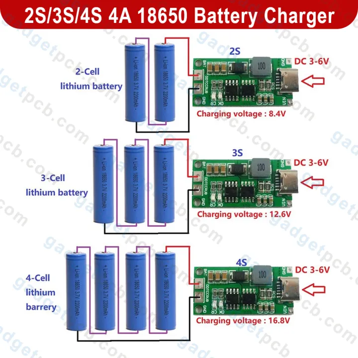 Multi-Cell%202S/3S/4S%204A%20Boost%20Charging%20Module%20Type-C%20USB%202S%20BMS%203S%20BMS%204S%20BMS%20Lithium%20Li-ion%20Battery%20Charging%20Protection%20Board%208.4V%2012.6V%2016.8V%20Step-Up%20Power%20Module%20-%20Image%207