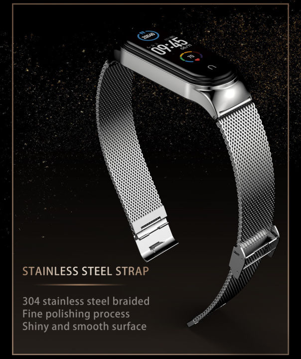 Stainless%20Steel%20Sports%20Strap%20For%20%20Mi%20Band%206%205%204%20Smartwatch%20Bracelet%20Smart%20band%20Rose%20Gold%20For%20MIBand5%20mi5%20MI%20band5%20Metal%20-%20Image%206