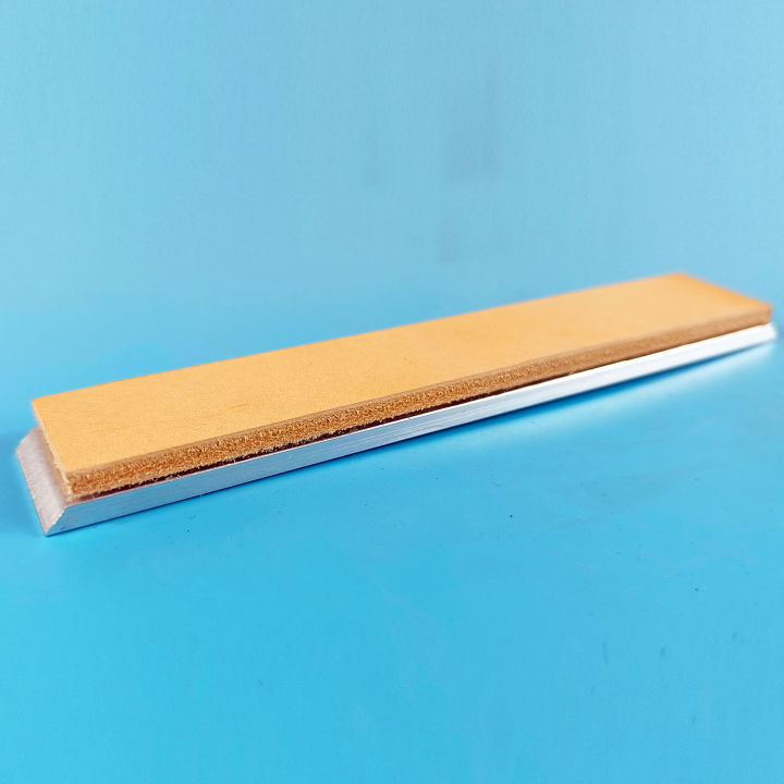 Knife%20Sharpening%20Leather%20Strop%20Polishing%20%20Genuine%20leather%2025mm%20With%20Aluminum%20alloy%20Blank%204mm%20Thickness%20-%20Image%202