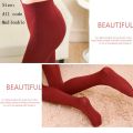 Thick Thermal Full Hosiery Winter Clothing Accessories Women's  Pantyhose Full Foot Tights Pants Fleece Leggings. 