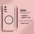Ultra Thin Hard PC Magnetic Frameless Phone Case For Oneplus 9R 8 9 Pro 8T Protective Matte Color Solid Cover.