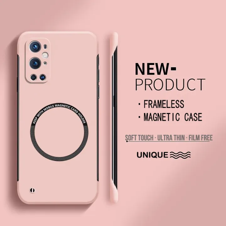 Ultra%20Thin%20Hard%20PC%20Magnetic%20Frameless%20Phone%20Case%20For%20Oneplus%209R%208%209%20Pro%208T%20Protective%20Matte%20Color%20Solid%20Cover%20-%20Image%202
