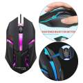 USB Gaming Mouse Mice, Light Up Mouse Optical Sensor, for Gaming Computer, Desktop Laptop PC Tablet Office Universal - black. 