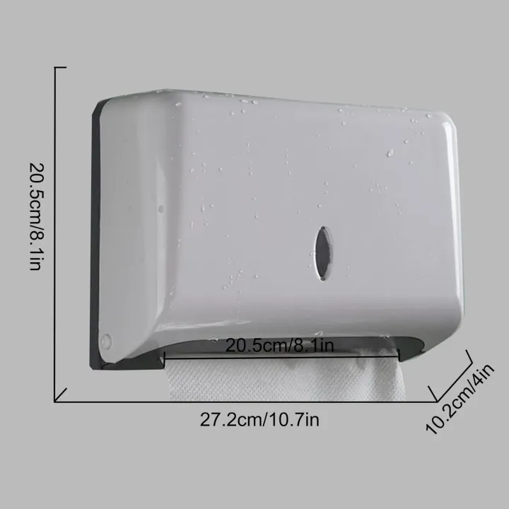 Tissue%20box%20holder%20paper%20towel%20dispenser%20wall%20mounted%20for%20bathroom%20and%20kitchen%20white%20color%20AZ%20-%20Image%207